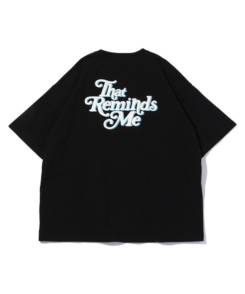 FREAK'S STORE（フリークスストア）の「WEB限定 ビッグシルエット ワンポイント刺繍 バックプリント クルーネックTシャツ/That Reminds Me（Tシャツ/カットソー・メンズ・オリーブ/サックスブルー/ブラック/グレー/ホワイト・SMALL/MEDIUM/LARGE）」の19枚目の写真