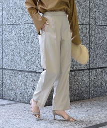 シャンブレーストレートパンツ