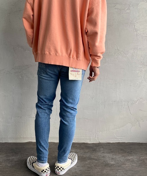 Big John（ビッグジョン）の「[BIG JOHN/ビッグジョン] TES×BIG JOHN×JEANS FACTORY トリプルネーム 別注 テーパードジョガースキニーデニム（デニムパンツ・メンズ・インディゴブルー/ライトインディゴブルー・26/28/32/30）」の18枚目の写真