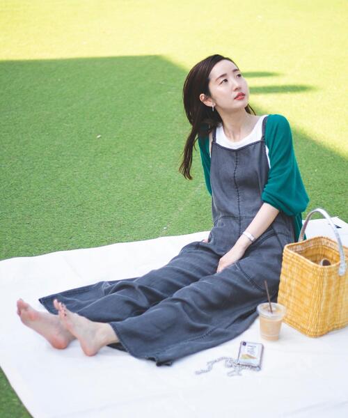 coen（コーエン）の「サラコVネックニットカーディガン#（カーディガン/ボレロ・レディース・ブラック/モカ/ライトピンク/ダークグリーン/ケリー/ライトグレー・FREE）」の9枚目の写真