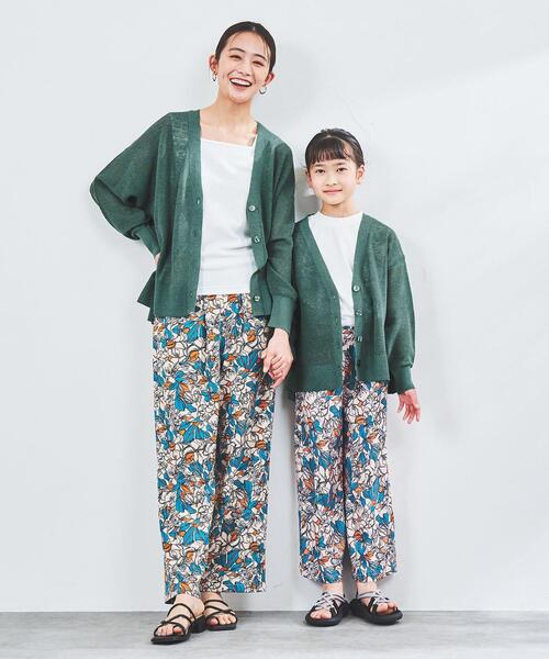 coen（コーエン）の「サラコVネックニットカーディガン#（カーディガン/ボレロ・レディース・ブラック/モカ/ライトピンク/ダークグリーン/ケリー/ライトグレー・FREE）」の16枚目の写真