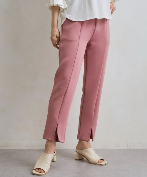 Chez toi（シェトワ）の「裾スリットカットパンツ（その他パンツ・レディース・ブラック/ピンク/アイボリー・FREE）」の17枚目の写真