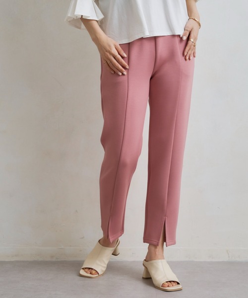 Chez toi（シェトワ）の「裾スリットカットパンツ（その他パンツ・レディース・ブラック/ピンク/アイボリー・FREE）」の16枚目の写真