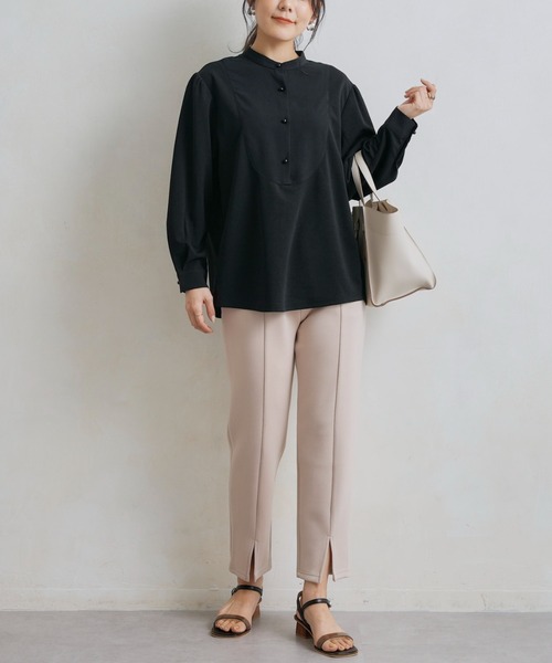 Chez toi（シェトワ）の「裾スリットカットパンツ（その他パンツ・レディース・ブラック/ピンク/アイボリー・FREE）」の12枚目の写真