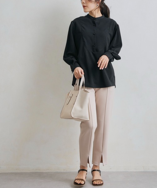 Chez toi（シェトワ）の「裾スリットカットパンツ（その他パンツ・レディース・ブラック/ピンク/アイボリー・FREE）」の13枚目の写真