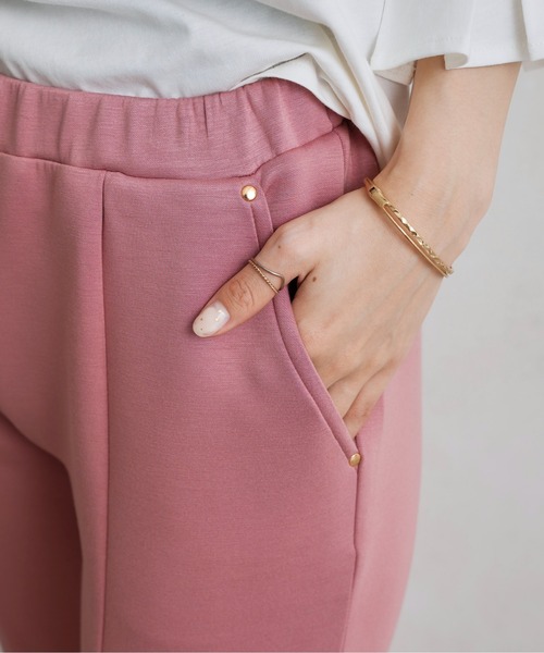 Chez toi（シェトワ）の「裾スリットカットパンツ（その他パンツ・レディース・ブラック/ピンク/アイボリー・FREE）」の20枚目の写真