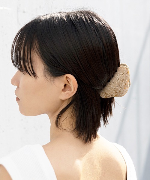 CONTROL FREAK / CTFK（コントロールフリーク）の「CONTROL FREAK(コントロールフリーク)マーブルへアバンス（バレッタ/ヘアクリップ・レディース・ブラック/ベージュ/イエロー・FREE）」の13枚目の写真