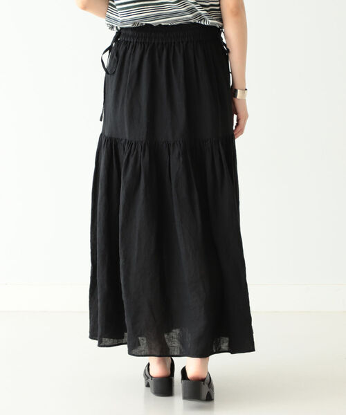 BEAMS BOY(ビームスボーイ)の「BEAMS BOY / リネン ソリッド スカート(スカート・レディース・ブラック/フューシャピンク・ONE SIZE)」の11枚目の写真