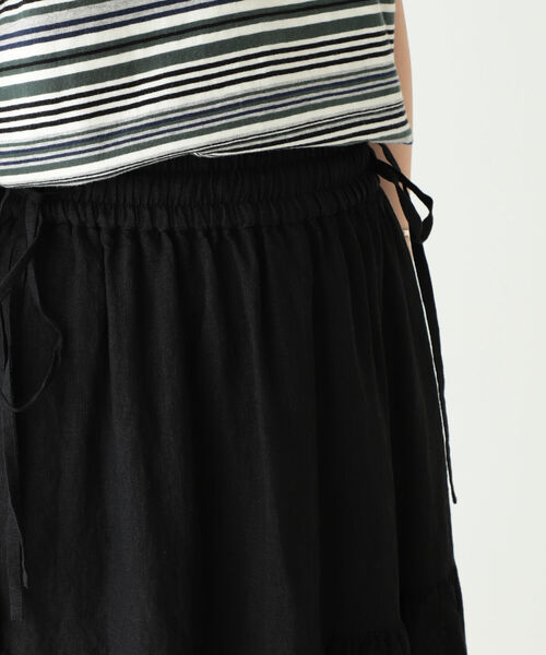 BEAMS BOY(ビームスボーイ)の「BEAMS BOY / リネン ソリッド スカート(スカート・レディース・ブラック/フューシャピンク・ONE SIZE)」の12枚目の写真