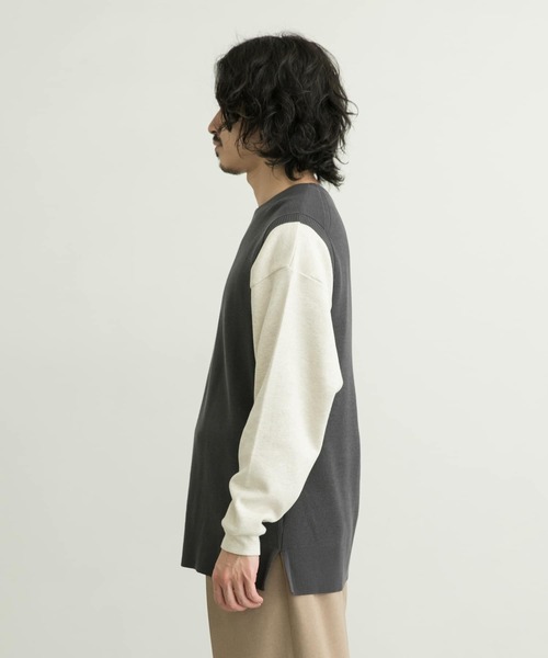 URBAN RESEARCH（アーバンリサーチ）の「ハンドウォッシャブルニットベスト（ベスト・メンズ・チャコールグレー/ネイビー/オフホワイト・MEDIUM/LARGE/X-LARGE）」の19枚目の写真