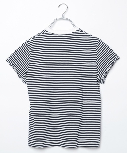 GYMPHLEX(ジムフレックス)の「【Gymphlex(ジムフレックス)】刺繍Tシャツ(Tシャツ/カットソー・レディース・ホワイト/ネイビー/チャコール・MEDIUM)」の6枚目の写真