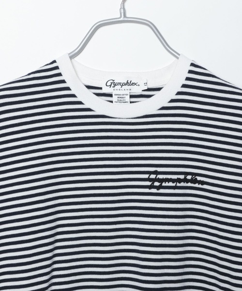GYMPHLEX(ジムフレックス)の「【Gymphlex(ジムフレックス)】刺繍Tシャツ(Tシャツ/カットソー・レディース・ホワイト/ネイビー/チャコール・MEDIUM)」の9枚目の写真