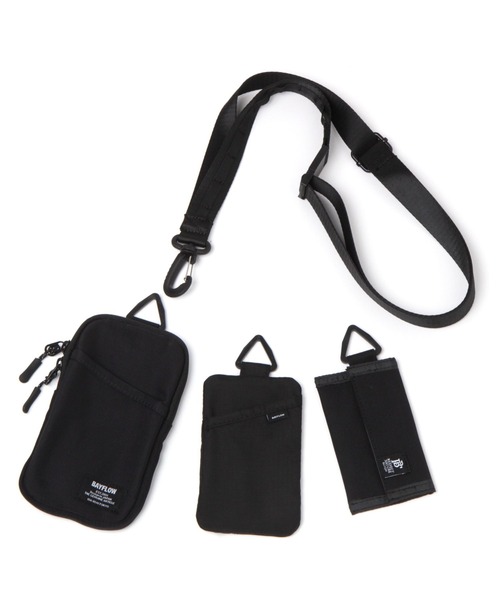 BAYFLOW(ベイフロー)の「3連ネックケース(コインケース・メンズ・ブラック/カーキ・FREE)」の13枚目の写真