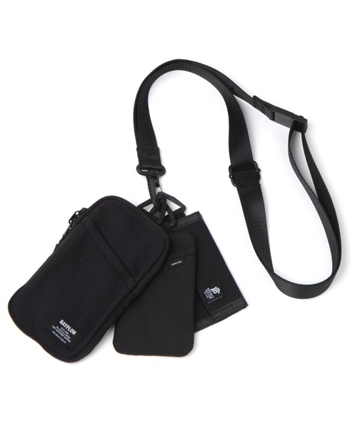 BAYFLOW(ベイフロー)の「3連ネックケース(コインケース・メンズ・ブラック/カーキ・FREE)」の4枚目の写真