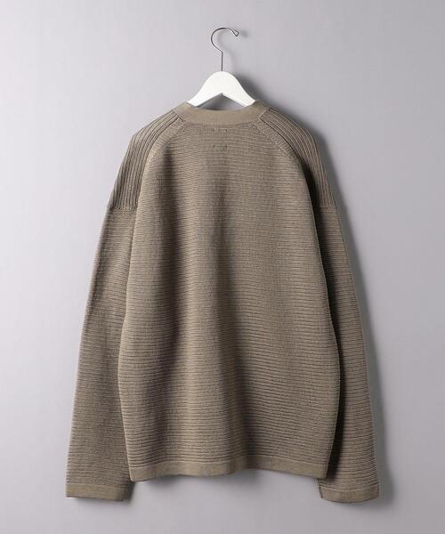BATONER バトナー サマーニット カーディガン BATONER/バトナー】Woodpulp Summer Knit V Neck Cardigan