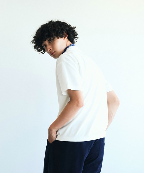 aimoha(アイモハ)の「ワッフルオープンカラーポロシャツ (SS) (LR)(ポロシャツ・メンズ・ホワイト/グレー/ブラック・X-LARGE/MEDIUM/LARGE)」の20枚目の写真