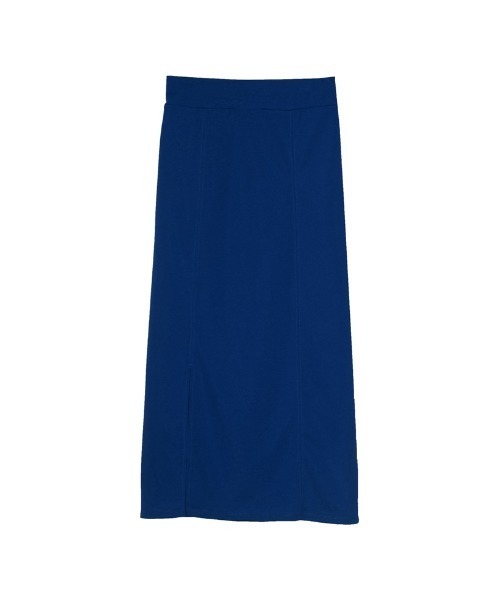 Re:EDIT（リエディ）の「[低身長/高身長サイズ有][イージーケア]カットジョーゼットバックスリットロングスカート（スカート・レディース・オレンジ/ブラック/アイボリー/グリーン/ブルー/モカ/ピンク/チャコールグレー/ベージュ/アイボリー系・MEDIUM/LARGE/SHORT/TALL）」の8枚目の写真