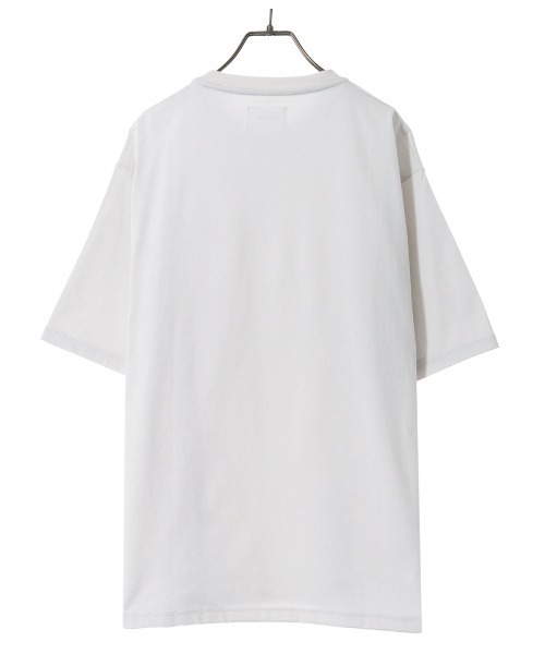 PORT BY ARK（ポートバイアーク）の「PORT BY ARK / ポートバイアーク：Crew neck SS T-shirt：PO11-T003[COR]（Tシャツ/カットソー・メンズ・ストーン/ブルー系その他/オレンジ・1/2）」の5枚目の写真