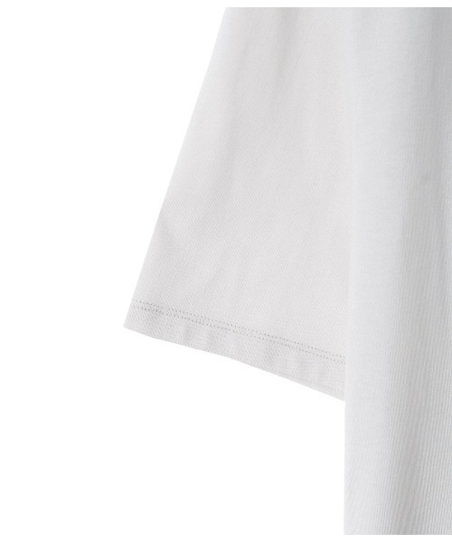 PORT BY ARK（ポートバイアーク）の「PORT BY ARK / ポートバイアーク：Crew neck SS T-shirt：PO11-T003[COR]（Tシャツ/カットソー・メンズ・ストーン/ブルー系その他/オレンジ・1/2）」の7枚目の写真