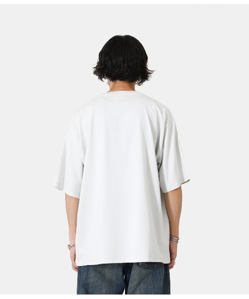 PORT BY ARK（ポートバイアーク）の「PORT BY ARK / ポートバイアーク：Crew neck SS T-shirt：PO11-T003[COR]（Tシャツ/カットソー・メンズ・ストーン/ブルー系その他/オレンジ・1/2）」の11枚目の写真