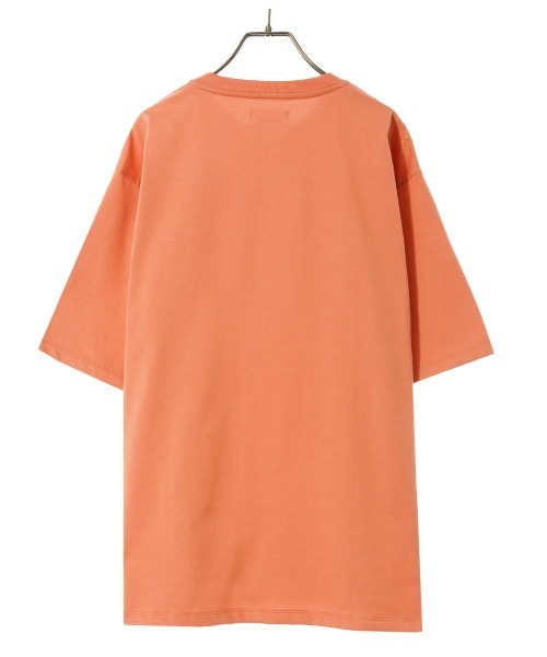 PORT BY ARK（ポートバイアーク）の「PORT BY ARK / ポートバイアーク：Crew neck SS T-shirt：PO11-T003[COR]（Tシャツ/カットソー・メンズ・ストーン/ブルー系その他/オレンジ・1/2）」の14枚目の写真