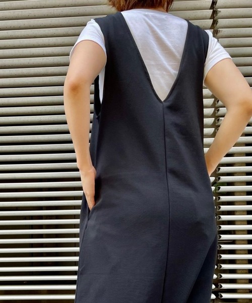 Scrap Book（スクラップブック）の「【Scrap Book】前後2WAYジャンパースカート（ジャンパースカート・レディース・ブラック・FREE）」の6枚目の写真