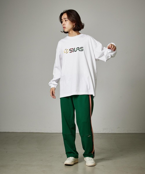 SILAS（サイラス）の「SWEAT TRACK PANTS　サイラススウェットトラックパンツ（スウェットパンツ・メンズ・グリーン/ブラック/ネイビー・MEDIUM/LARGE/X-LARGE）」の11枚目の写真