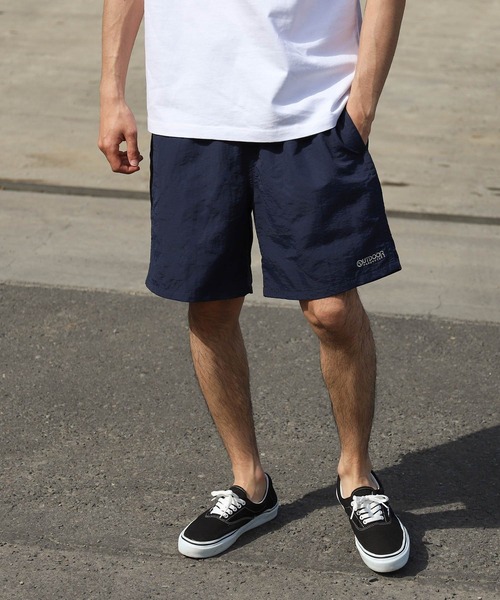 OUTDOOR PRODUCTS（アウトドアプロダクツ）の「【OUTDOOR PRODUCTS】 アウトドア ロゴ刺繍 ナイロン クライミング ワイド ショートパンツ / 水陸両用（その他パンツ・メンズ・ブラック/パープル/ネイビー/オレンジ/グリーン/マスタード/モカ/バイオレット/チャコール/イエロー系・MEDIUM/LARGE/X-LARGE）」の6枚目の写真