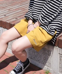 【OUTDOOR PRODUCTS】 アウトドア ロゴ刺繍 ナイロン クライミング ワイド ショートパンツ / 水陸両用