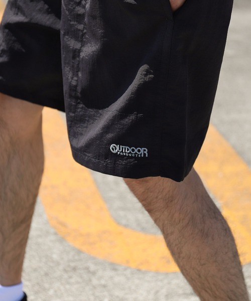 OUTDOOR PRODUCTS（アウトドアプロダクツ）の「【OUTDOOR PRODUCTS】 アウトドア ロゴ刺繍 ナイロン クライミング ワイド ショートパンツ / 水陸両用（その他パンツ・メンズ・ブラック/パープル/ネイビー/オレンジ/グリーン/マスタード/モカ/バイオレット/チャコール/イエロー系・MEDIUM/LARGE/X-LARGE）」の13枚目の写真