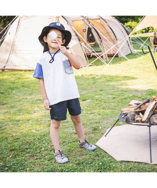 BREEZE（ブリーズ）の「DODコラボアウトドアハット(コドモ)（ハット・キッズ・カモフラージュ/ブラック・52/50/56/54）」の5枚目の写真