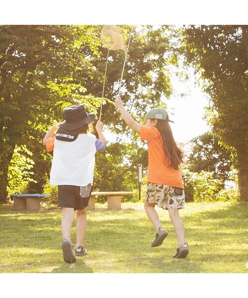 BREEZE（ブリーズ）の「DODコラボアウトドアハット(コドモ)（ハット・キッズ・カモフラージュ/ブラック・52/50/56/54）」の8枚目の写真