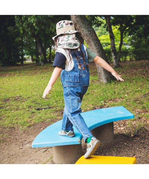 BREEZE（ブリーズ）の「DODコラボアウトドアハット(コドモ)（ハット・キッズ・カモフラージュ/ブラック・52/50/56/54）」の11枚目の写真