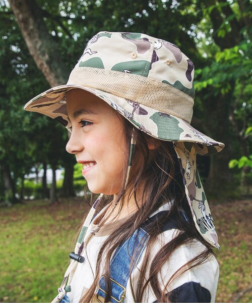 BREEZE（ブリーズ）の「DODコラボアウトドアハット(コドモ)（ハット・キッズ・カモフラージュ/ブラック・52/50/56/54）」の18枚目の写真