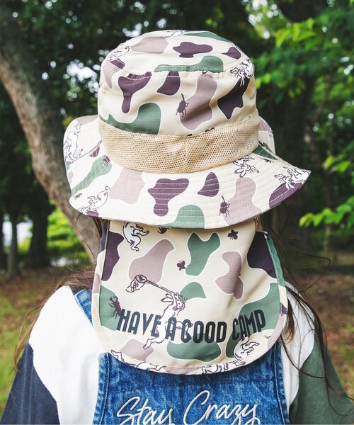 BREEZE（ブリーズ）の「DODコラボアウトドアハット(コドモ)（ハット・キッズ・カモフラージュ/ブラック・52/50/56/54）」の19枚目の写真