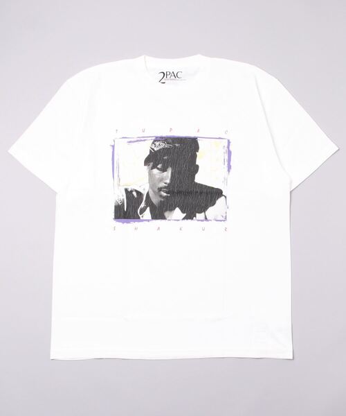 Insonnia PROJECTS(インソニアプロジェクト)の「Insonnia Projects (インソニア プロジェクツ)TUPAC TEE 002(Tシャツ/カットソー・メンズ・ホワイト/ブラック・2/3)」の1枚目の写真