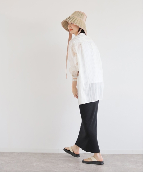 JOURNAL STANDARD(ジャーナルスタンダード)の「《追加2》Pストレッチリブロングスカート(スカート・レディース・ブラック/グリーン・FREE)」の20枚目の写真