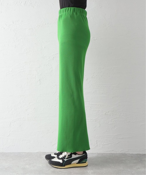 JOURNAL STANDARD(ジャーナルスタンダード)の「《追加2》Pストレッチリブロングスカート(スカート・レディース・ブラック/グリーン・FREE)」の6枚目の写真