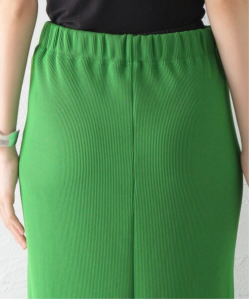 JOURNAL STANDARD(ジャーナルスタンダード)の「《追加2》Pストレッチリブロングスカート(スカート・レディース・ブラック/グリーン・FREE)」の8枚目の写真