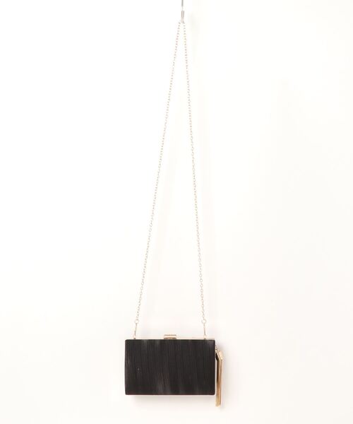 LUGG NAGG(ラグナグ)の「サテンクロシェクラッチパーティーバッグ(クラッチバッグ・レディース・ブラック/パープル/シルバー/ゴールド/ダークグレー/ワインレッド/チョコ/シャンパン・FREE)」の9枚目の写真
