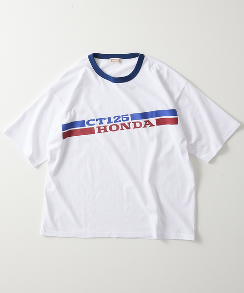JOURNAL STANDARD relume（ジャーナルスタンダード　レリューム）の「【Honda / ホンダ】別注 CT125 Tシャツ（Tシャツ/カットソー・メンズ・ホワイト/ネイビー/オレンジ/グリーン・MEDIUM/LARGE）」の2枚目の写真