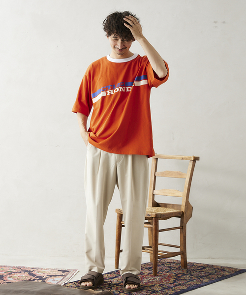 JOURNAL STANDARD relume（ジャーナルスタンダード　レリューム）の「【Honda / ホンダ】別注 CT125 Tシャツ（Tシャツ/カットソー・メンズ・ホワイト/ネイビー/オレンジ/グリーン・MEDIUM/LARGE）」の4枚目の写真