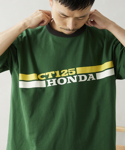 JOURNAL STANDARD relume（ジャーナルスタンダード　レリューム）の「【Honda / ホンダ】別注 CT125 Tシャツ（Tシャツ/カットソー・メンズ・ホワイト/ネイビー/オレンジ/グリーン・MEDIUM/LARGE）」の3枚目の写真