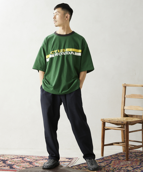 JOURNAL STANDARD relume（ジャーナルスタンダード　レリューム）の「【Honda / ホンダ】別注 CT125 Tシャツ（Tシャツ/カットソー・メンズ・ホワイト/ネイビー/オレンジ/グリーン・MEDIUM/LARGE）」の14枚目の写真