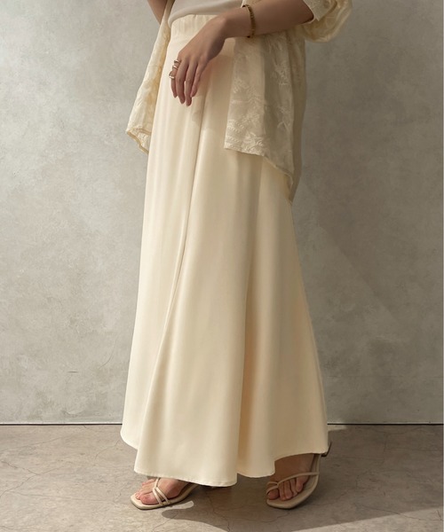 apres jour clair（アプレジュールクレア）の「【apres jour clair】【SETUP可能】アソートマーメイドスカート【ZOZOTOWN限定アイテム】（スカート・レディース・ベージュ/アイボリー/ライトベージュ・X-LARGE/フリー）」の7枚目の写真