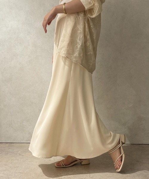 apres jour clair（アプレジュールクレア）の「【apres jour clair】【SETUP可能】アソートマーメイドスカート【ZOZOTOWN限定アイテム】（スカート・レディース・ベージュ/アイボリー/ライトベージュ・X-LARGE/フリー）」の8枚目の写真