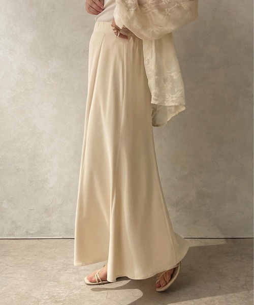 apres jour clair（アプレジュールクレア）の「【apres jour clair】【SETUP可能】アソートマーメイドスカート【ZOZOTOWN限定アイテム】（スカート・レディース・ベージュ/アイボリー/ライトベージュ・X-LARGE/フリー）」の10枚目の写真