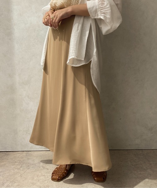 apres jour clair（アプレジュールクレア）の「【apres jour clair】【SETUP可能】アソートマーメイドスカート【ZOZOTOWN限定アイテム】（スカート・レディース・ベージュ/アイボリー/ライトベージュ・X-LARGE/フリー）」の16枚目の写真