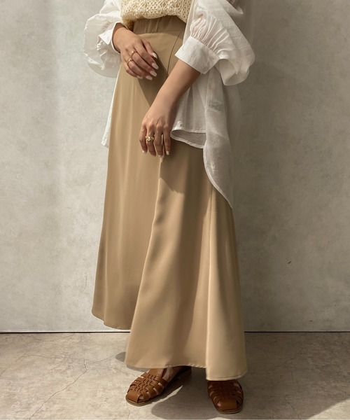 apres jour clair（アプレジュールクレア）の「【apres jour clair】【SETUP可能】アソートマーメイドスカート【ZOZOTOWN限定アイテム】（スカート・レディース・ベージュ/アイボリー/ライトベージュ・X-LARGE/フリー）」の19枚目の写真