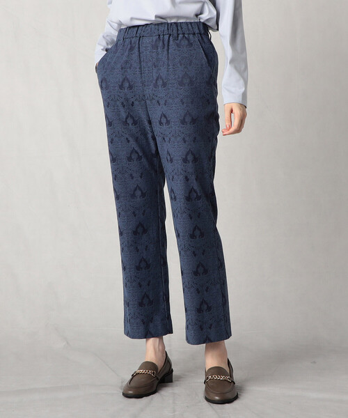 Comme　Ca　Mature（コムサマチュア）の「ストレッチ　ジャガードパンツ（その他パンツ・レディース・ブラック/ネイビー・MEDIUM/LARGE）」の7枚目の写真